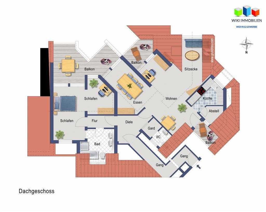 1 bedroom Penthouse in Ortenaukreis, Germany No. 33168