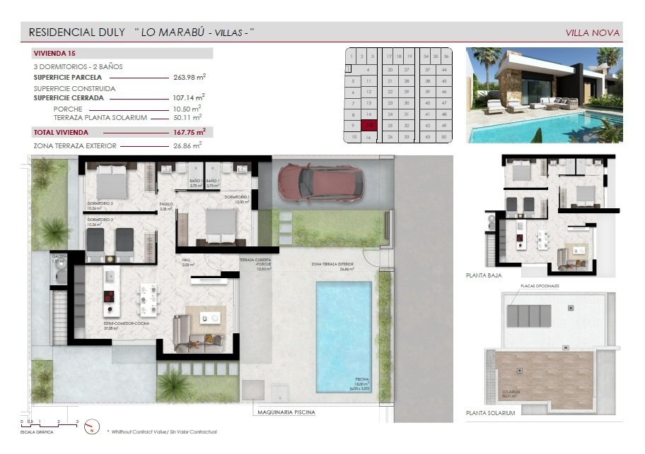 3 Schlafzimmer Haus in Ciudad Quesada, Spain, Nr. 286125