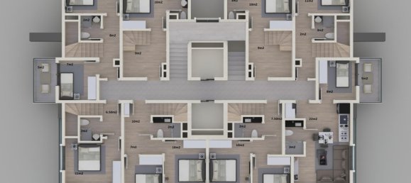 Penthouse 2+1 in Gazipasa, Turkey No. 22848 16