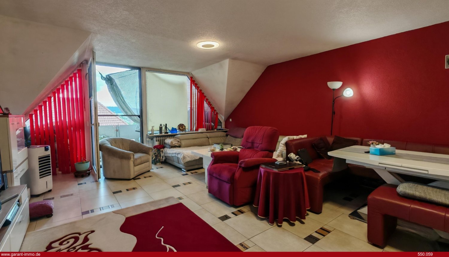 Дуплекс с 3 спальнями в Карлсруэ, Германия № 344195