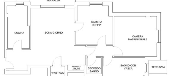 5 rooms Apartment in Massa, Italy No. 195698 7