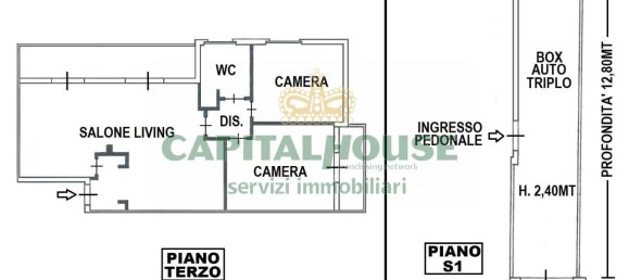 3 rooms Apartment in Macerata Campania, Italy No. 9241 2