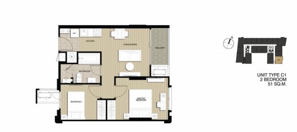 2 bedrooms Condo in Bangkok, Thailand No. 2206 16