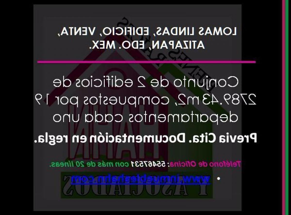 Edificio en Ciudad López Mateos, Mexico 2789 m² No. 199652