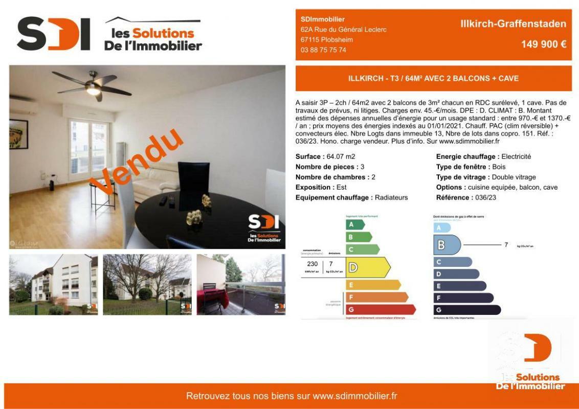 2 Schlafzimmer Wohnung in Illkirch-Graffenstaden, France, Nr. 217465