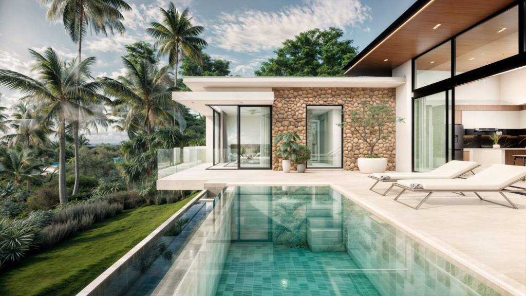 Villa de 2 dormitorios en Ko Samui, Thailand No. 62023