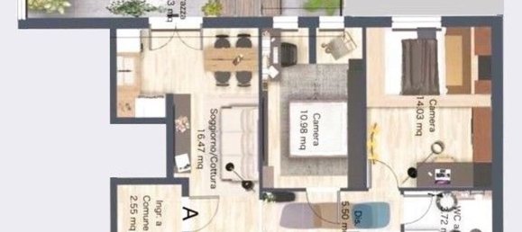 3-Zimmer Wohnung in Florence, Italy, Nr. 37178 29