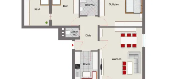 Apartamento de 4 divisões em Herford, Germany N.º 248740 17