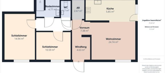 3-Zimmer Wohnung in Puntigam, Austria, Nr. 139343 27