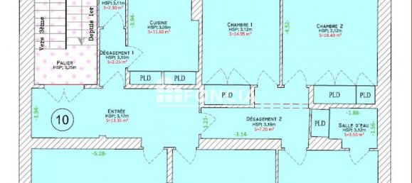 Квартира с 3 спальнями в Нанси, Франция № 159858 9