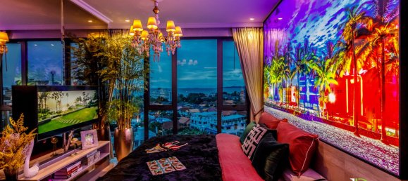 Кондоминиум  с 1 спальней в Паттайя, Таиланд № 2999 3