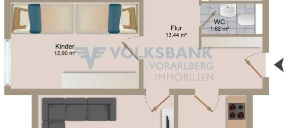 4 rooms Apartment in Dornbirn, Austria No. 48342 7