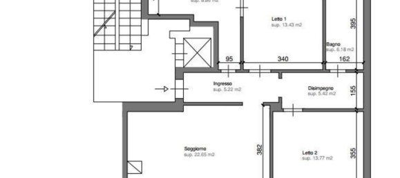 3 rooms Apartment in Baranzate, Italy No. 8076 39