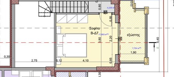 Офис с 1 спальней в Термаикос, Греция № 3372 20