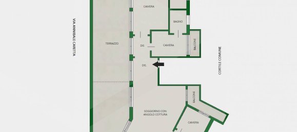 4 rooms Penthouse in Milan, Italy No. 241841 33
