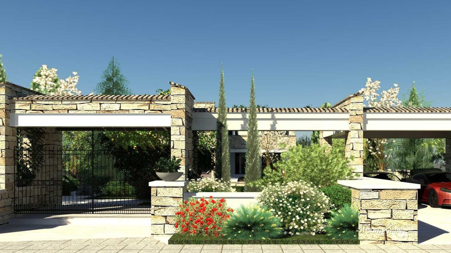 Вилла с 3 спальнями в IMPERIAL RESIDENCES, Куклия, Кипр № 17414