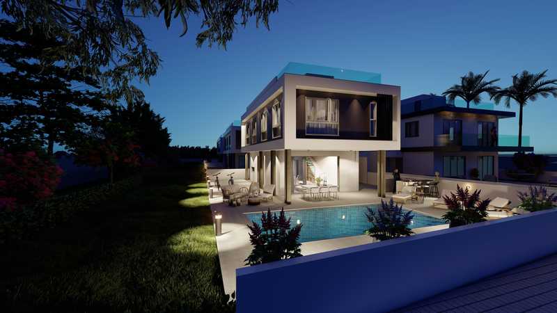 Villa T4 em Paralimni, Cyprus N.º 6702