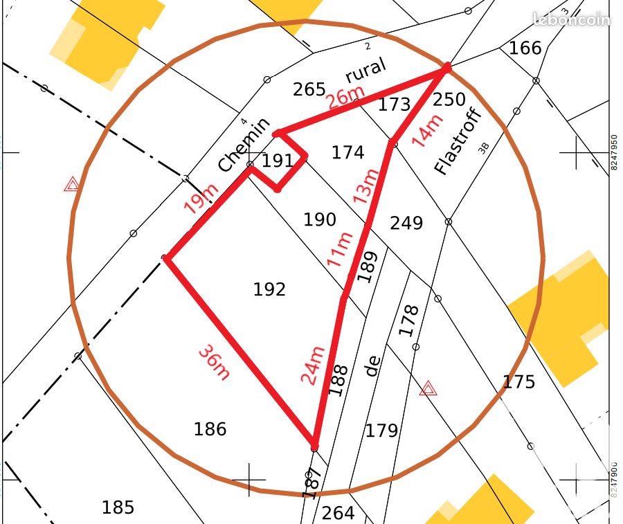 942m² Land in Flastroff, France No. 54958
