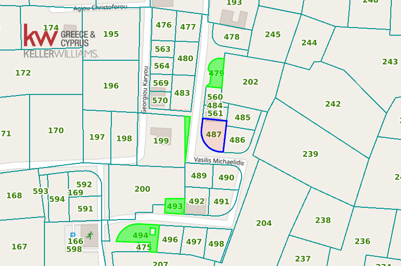 529 m² terreno en venta en Agioi Trimithias, Nicosia, Cyprus № 181293