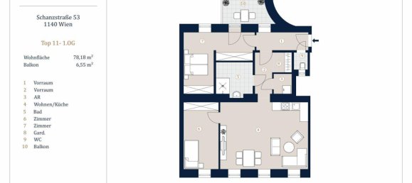 Apartamento de 3 habitaciónes en Penzing, Austria No. 138595 8