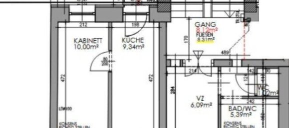 Apartamento de 3 habitaciónes en Margareten, Austria No. 216866 3