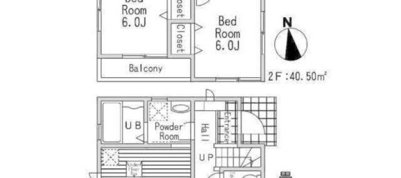 Дом с 3 спальнями в Токио, Япония № 4662 2