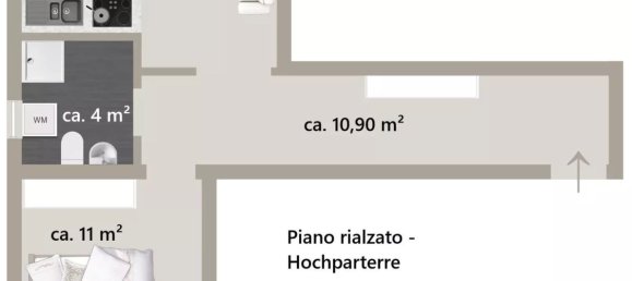 2 rooms Apartment in Trentino-Alto Adige, Italy No. 220235 32