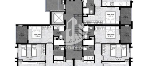 Apartment 2+1 in Alanya, Turkey No. 9303 29