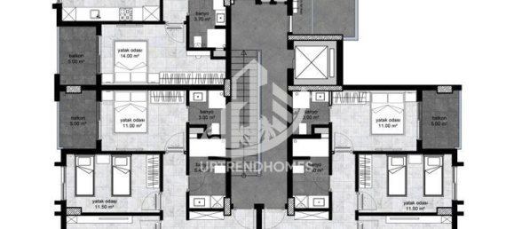 Apartment 2+1 in Alanya, Turkey No. 9303 28