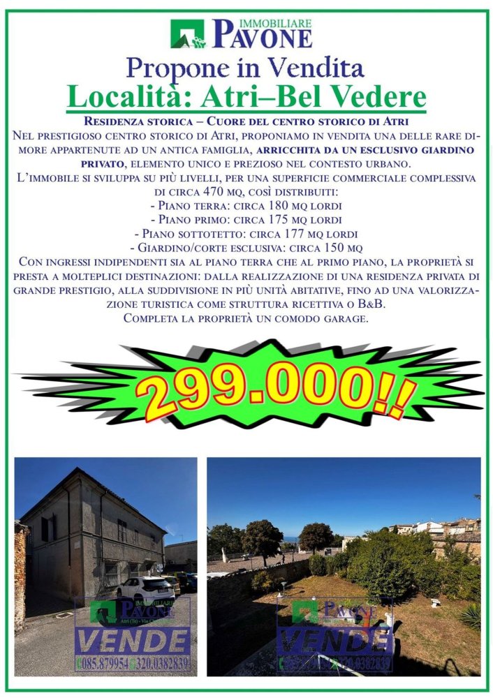 12 rooms House in Atri, Italy No. 287723