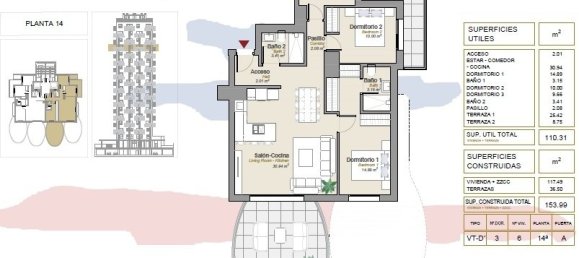 Apartamento de 3 dormitorios en Calpe, Spain No. 286484 10