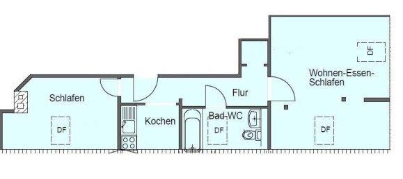 2 rooms Apartment in Erfurt, Germany No. 351700 12
