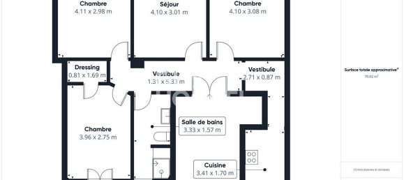 Apartamento de 3 dormitorios en Paris, France No. 169627 4