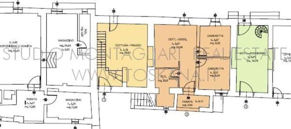 Casa de 20 habitaciónes en Castelnuovo Berardenga, Italy No. 57557 33