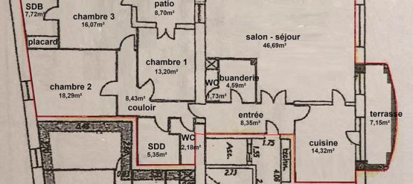 3 bedrooms Apartment in Nancy, France No. 315183 6