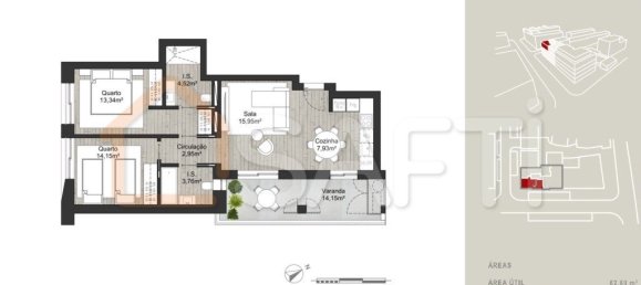 2 Schlafzimmer Wohnung in Almancil, Portugal, Nr. 149093 12