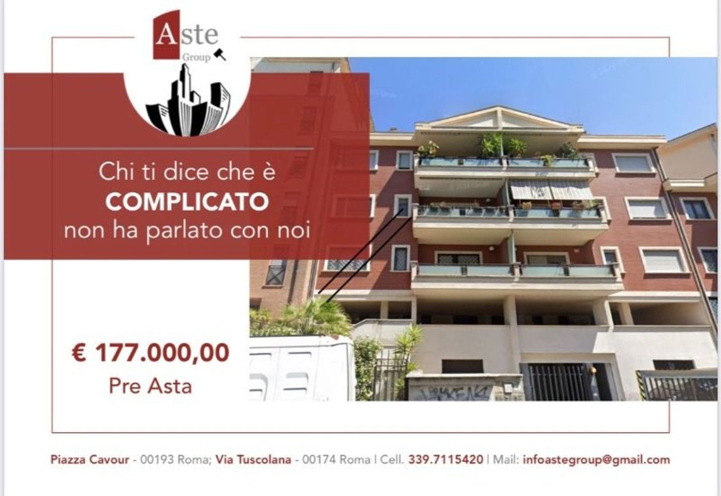 2-Zimmer Wohnung in Rome, Italy, Nr. 196955