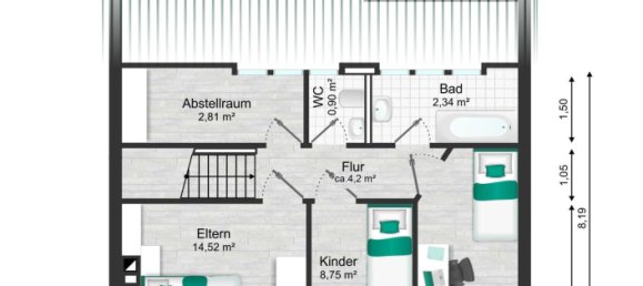 Дом с 3 спальнями в Хельмштедт, Германия № 79285 21
