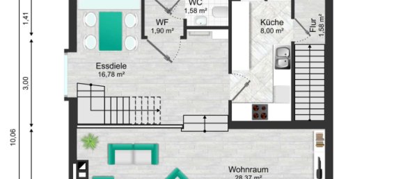Дом с 3 спальнями в Хельмштедт, Германия № 79285 22