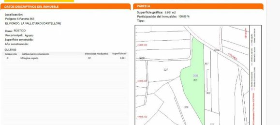  قطعة أرض في La Vall d'Uixo, Spain 9661متر مربع رقم 179012 14