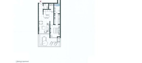 Apartamento de 1 dormitorio en Kalkara, Malta No. 1 12