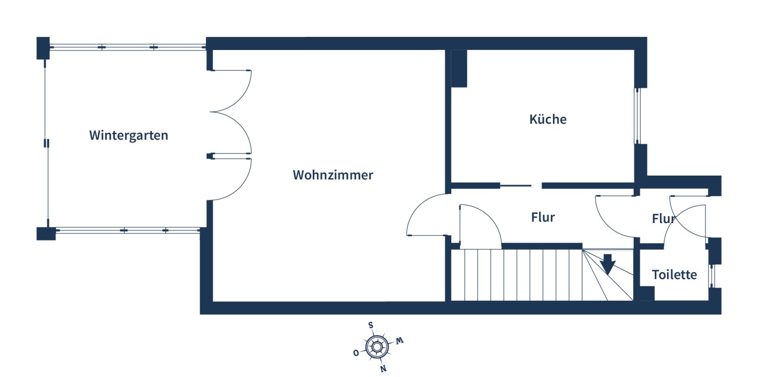 Таунхаус с 2 спальнями в Бремен, Германия № 83981