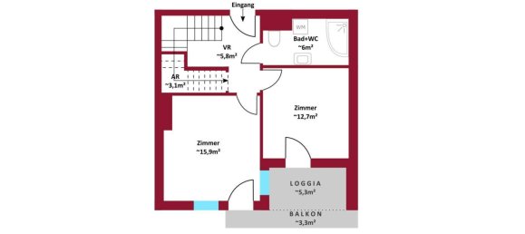 3 rooms Apartment in Schwechat, Austria No. 152207 14