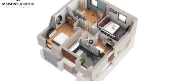 Casa de 4 dormitorios en Sainte-Marie-aux-Chenes, France No. 78489 9