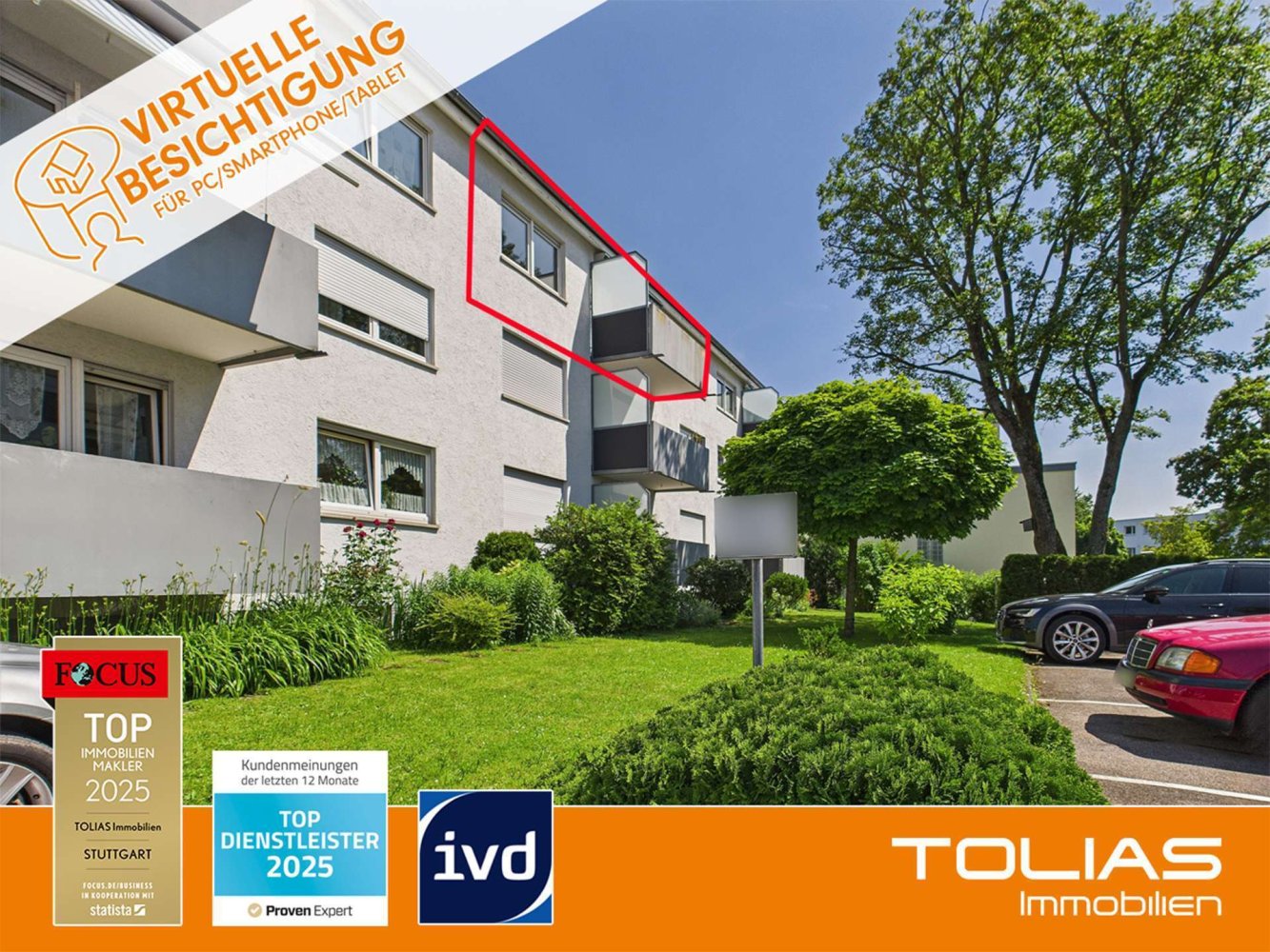 Apartamento de 3 divisões em Esslingen, Germany N.º 297730