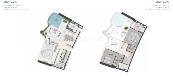 3 Schlafzimmer Penthouse in Al Safa, UAE, Nr. 65654 30