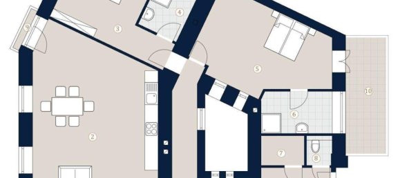 3-salle Appartement à Alsergrund, Austria No. 243374 21