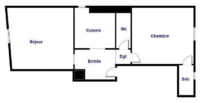 Apartamento T1 em Le Bourget, France N.º 172434