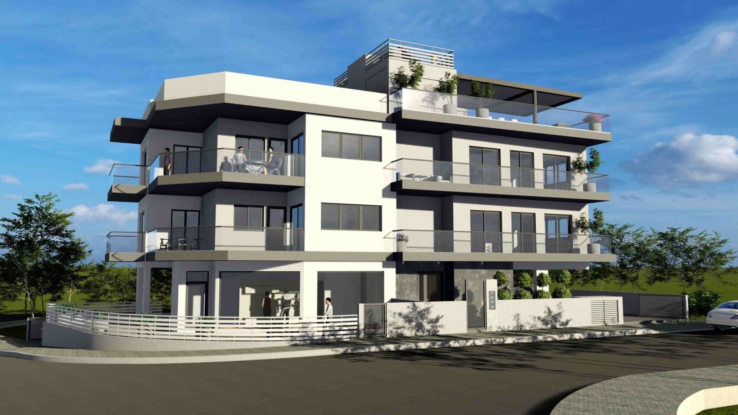 Apartamento de 2 dormitorios en Agios Athanasios, Cyprus No. 34192