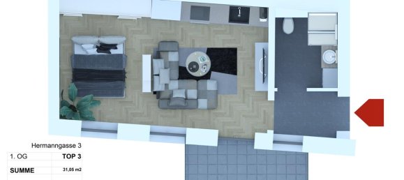 Studio in Neubau, Austria, Nr. 201716 11